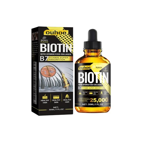 OUHOE Collagen B7 Vitamin Hair Oil Hair Strengthening & Densification Hair Loss - Picture 1 of 9